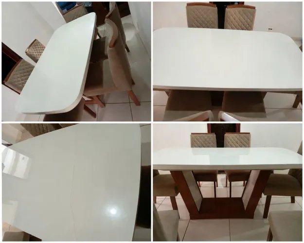 Mesa com 6 cadeiras