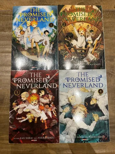 Mangás The Promised Neverlando volumes 1 a 4