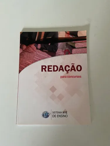 Livro Redação para Concursos da Editora XYZ