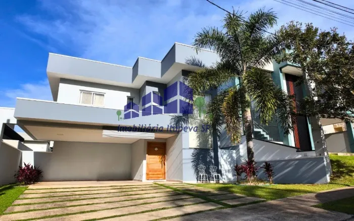 Casa em condomínio em Itupeva-SP, bairro Ibi Aram 1: 4 quartos, 4 suítes, 3 salas, 6 banhe