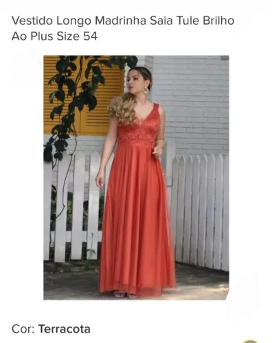 Vestido terracota