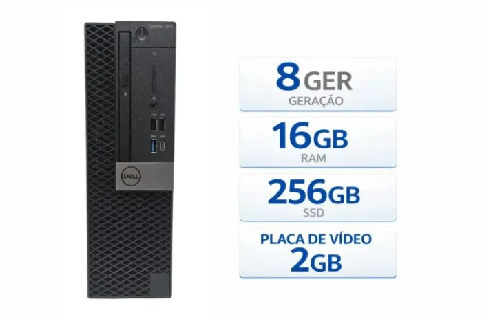 CPU Dell Optiplex 7070 i7 - 16gb - 256nvme