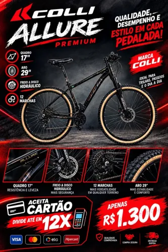 Bicicleta COLLI aro 29