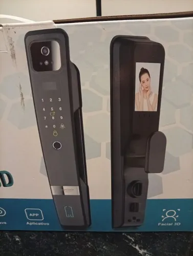Fechadura inteligente com câmera wi-fi