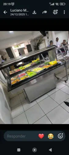 Expositor Refrigerado de Saladas Buffet Self-Service marca Polar 110v