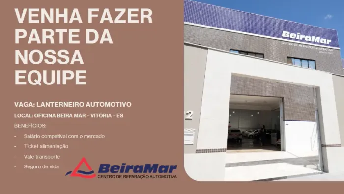 LANTERNEIRO AUTOMOTIVO COM EXPERIÊNCIA