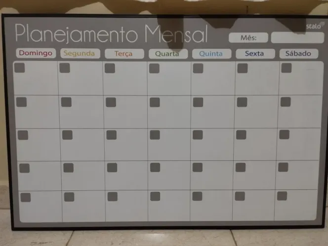 Quadro calendário 