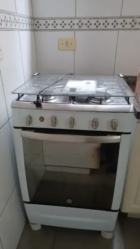 Fogão GE 4 Bocas Branco com Acendimento Automático