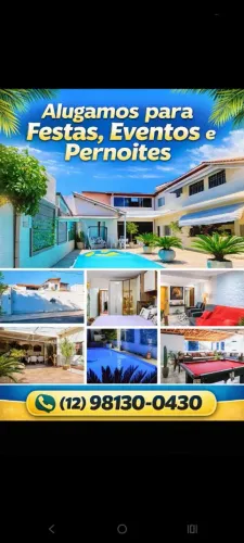 Casa para festas e temporadas