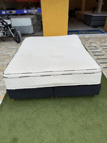 Cama box Queen size MAXFLEX USADA - ENTREGAMOS