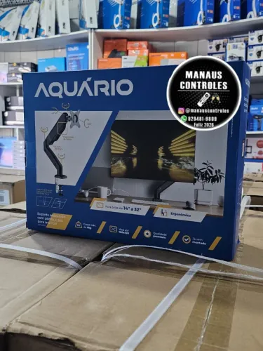 Suporte Braço Articulado Com Pistão Monitor 14 A 32 Polegada<br>