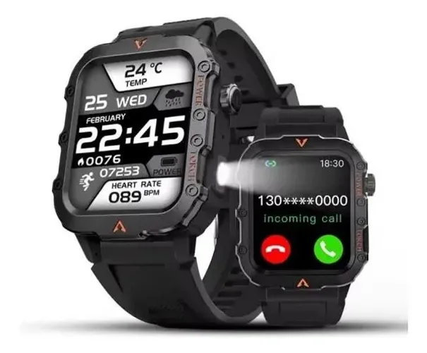 Smartwatch Q11 Laxasfit 1.73 Bluetooth Faz Chamadas<br>