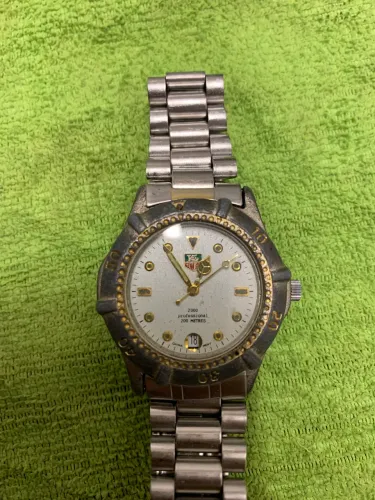 Relógio TAG Heuer Professional 200m Vintage - Para Manutenção / Restauração