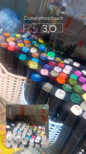 Caneta touch de pintar