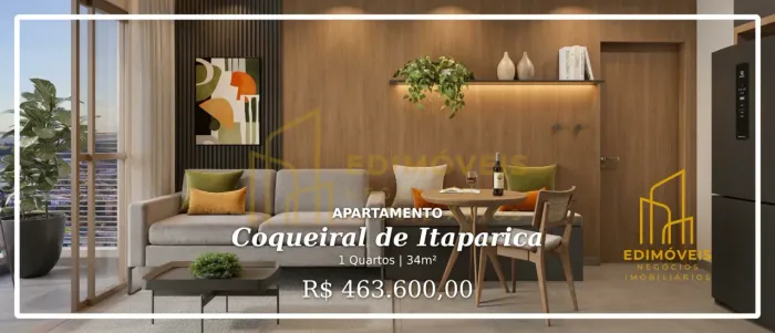 Seu novo lar no Coqueiral de Itaparica: apartamento com lazer e praticidade!