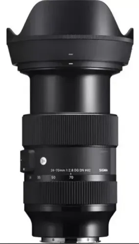 Lente Sigma 24-70mm F/2.8 DG DN Art para Sony E - Nova (Open Box / Sem Uso)