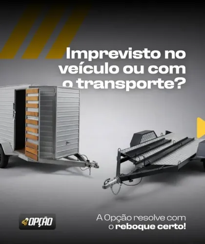 Opção!! Reboques e veículos utilitários! Curitiba!