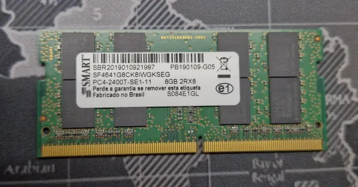 Memória DDR4 8g