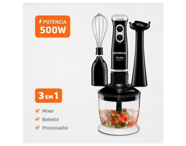 MONDIAL Mixer Turbo 3 em 1