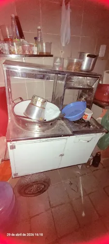 Carrinho de Fritar Batatinha 