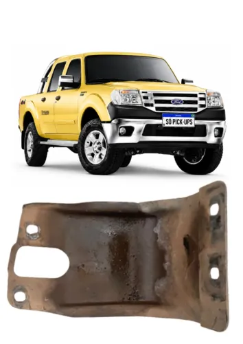 Chapa Suporte Barra Torção Esquerdo Ford Ranger 2009 Á 2011