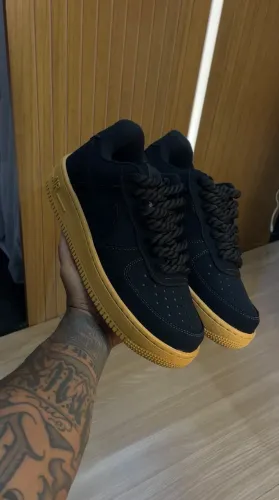 Tênis Casual Nike Air Force Solado Caramelo Masculino Disponível 38 AO 43 Entregas / Envio