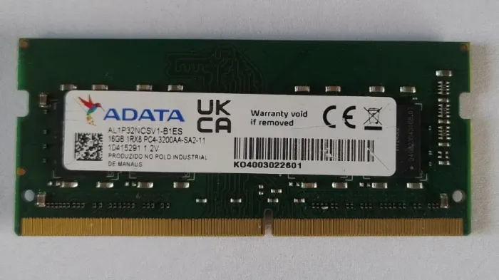 ADATA 16GB DDR4 3200MHZ - NOTEBOOK HP