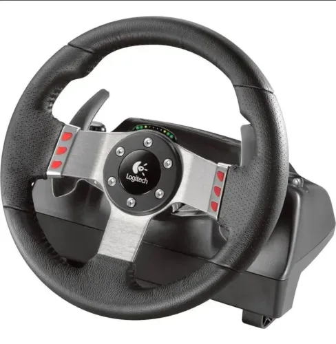Volante Logitech G27 com pedais e cambio - na caixa original