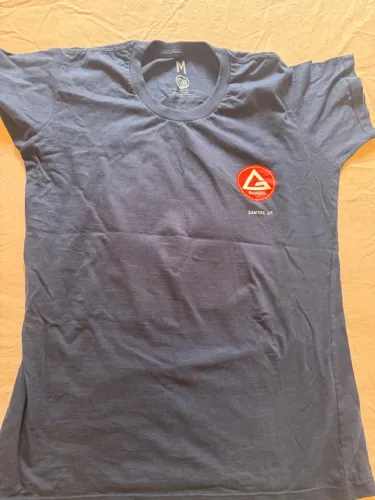 Camiseta Gracie Barra Feminina Azul M