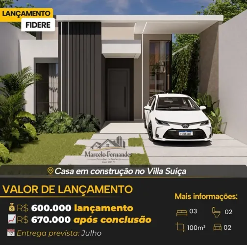 Villa Suiça Taruma , Casa Para Financiamento Bancário com 3 Quartos