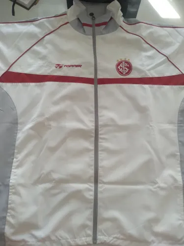 Internacional Agasalho Casaco/Calça Oficial anos 2000 Branco/Vermelho 