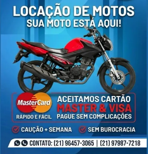 Moto para alugar (PROMOÇÃO APARTIR 300,00 SEMANA)