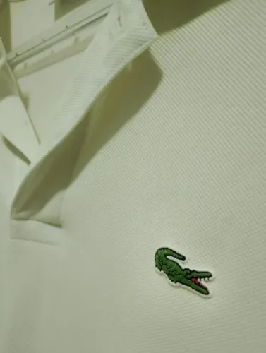 Gola polo Branca Lacoste (original)