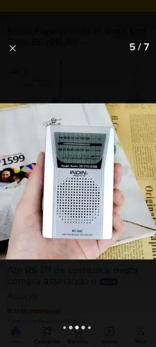 Rádio AM/FM importado