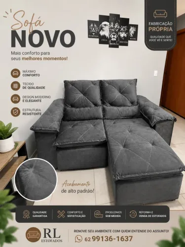 Reforma e fábricacao de estofados, poltronas, cama box