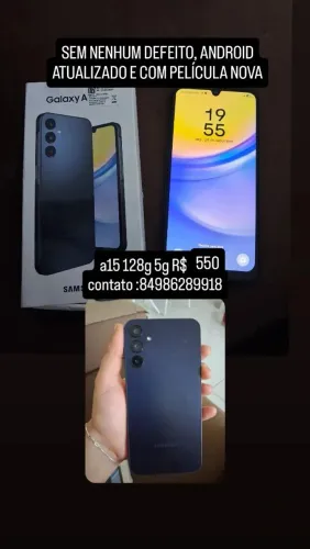 A15 SAMSUNG 5G 128G OTIMO PRECO 500 reais ABERTA A NEGOCIAÇÃO