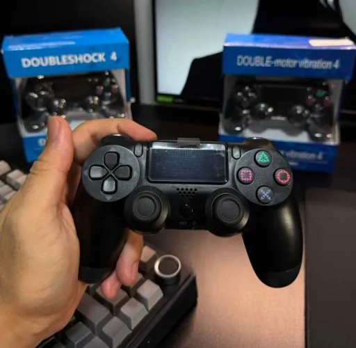 Controle de Ps4 compatível com PC, Smartv, Android e iOS novo na caixa pronta entrega...