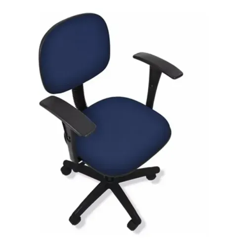 cadeira Secretaria Giratória c/ Braço Regulável