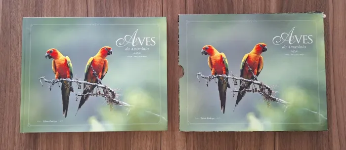 2 Livros Aves da Amazônia e Pantanal