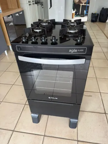 Fogão seminovo mesa vidro perfeito entrego hoje