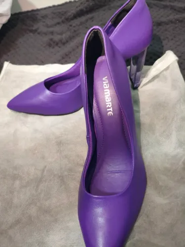 Sapato alto viamarte N38 altura 9