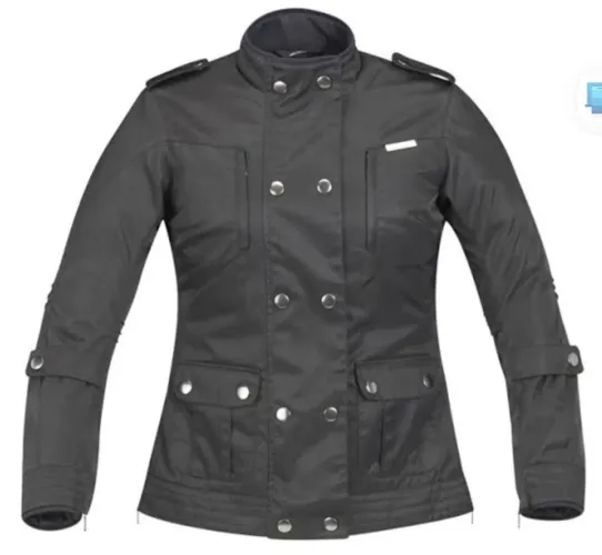 Jaqueta feminina para moto Alpinestars Stella T-Lux na cor preta