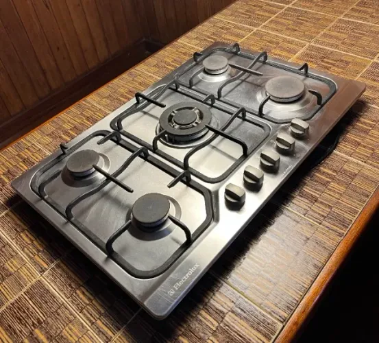 Cooktop Electrolux Inox 5 bocas Tripla Chama
