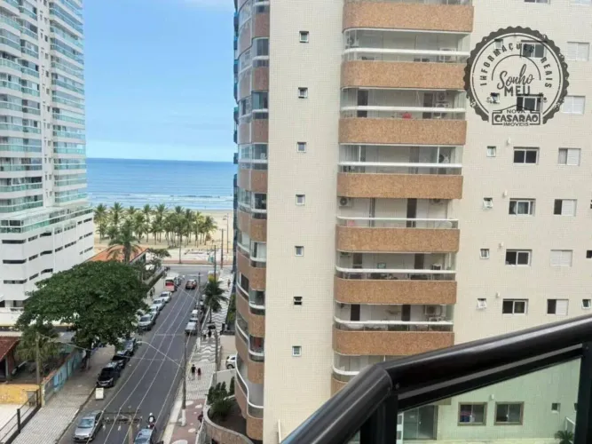 Canto do Forte  83 m²  2 Suítes  100m do Mar  Lazer Completo