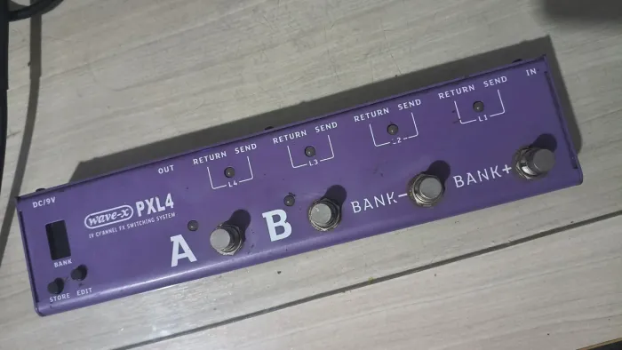 PEDAL LOOPER JOYO PXL4 - SWITCH DE 4 CANAIS