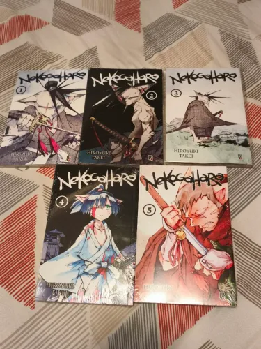 Mangá Nekogahara volumes 1 a 5