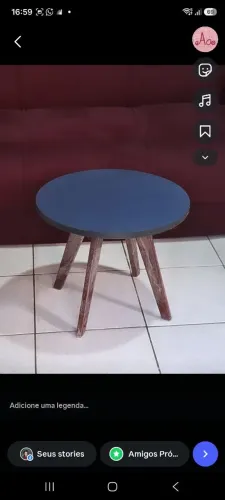 Mesinhas de centro redondas