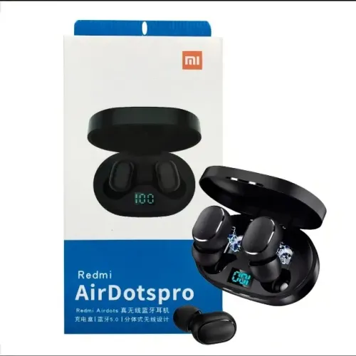 Fone de Ouvido Bluetooth Redmi AirDots Pro - Novo na Caixa.