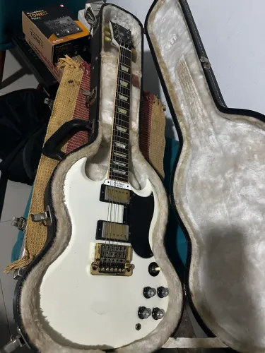 Guitarra gibson sg reissue 61 2012 com pontetremolo kahller usa