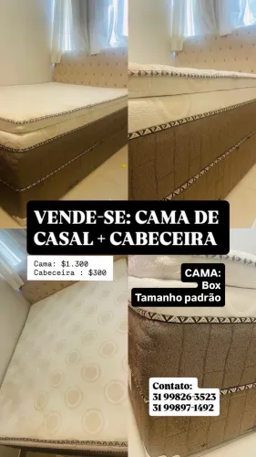 Cama de casal box 